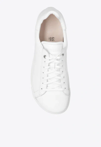 Shop Birkenstock Bend Low Leather Low-top Sneakers In White