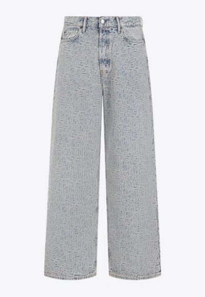 Shop Acne Studios 1981m Straight-leg Jeans In Blue