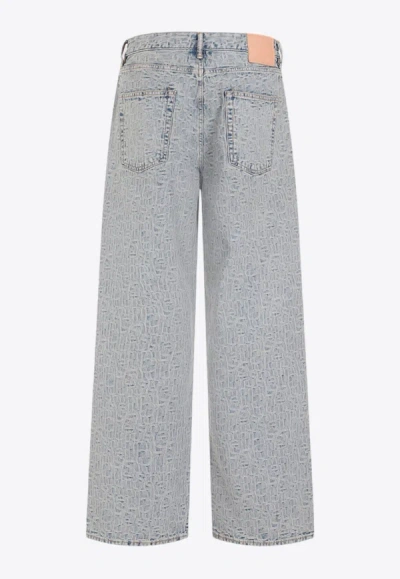 Shop Acne Studios 1981m Straight-leg Jeans In Blue