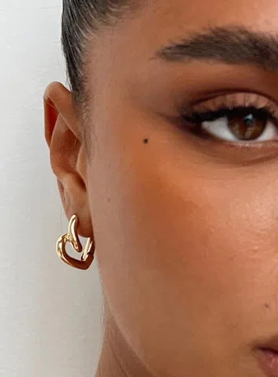 Shop Princess Polly Samanta Earrings In Gold