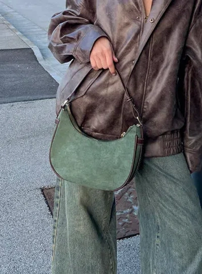 Shop Princess Polly Jarelli Shoulder Bag In Green