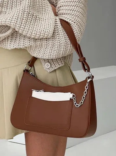 Shop Princess Polly Mild Shoulder Bag In Brown