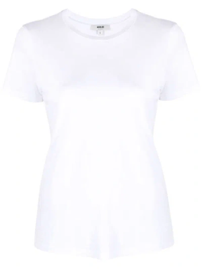 Shop Agolde Crew-neck T-shirt In White