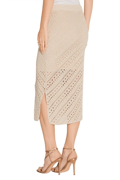 Shop Altuzarra Millier Crochet-knit Pencil Skirt