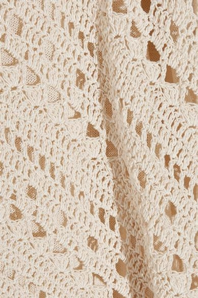 Shop Altuzarra Millier Crochet-knit Pencil Skirt