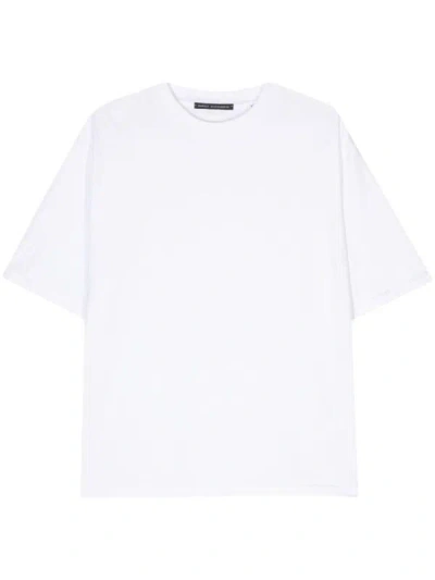 Shop Daniele Alessandrini Logo Print T-shirt In White