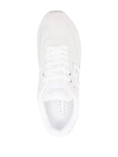 Shop Liu •jo Liu Jo Sneakers With Logo Detail In White