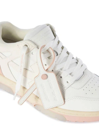 Shop Off-white 'out Of Office' Sneakers In Bianco E Rosa