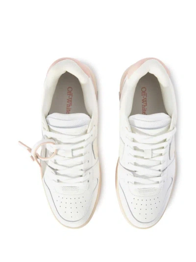 Shop Off-white 'out Of Office' Sneakers In Bianco E Rosa