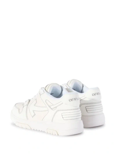 Shop Off-white Out Of Office Sneakers In Bianco E Beige