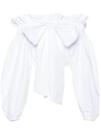 Shop Patou 'bustier' Top In White