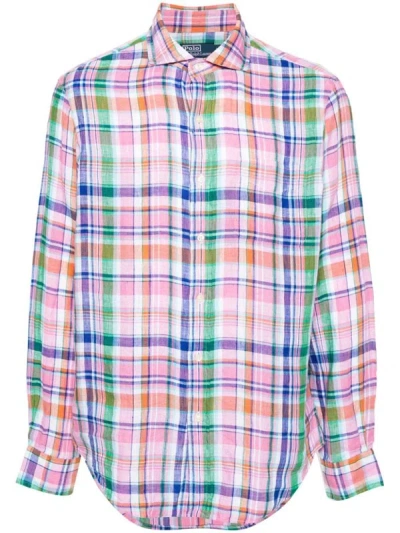 Shop Polo Ralph Lauren Check Pattern Shirt In Multicolour