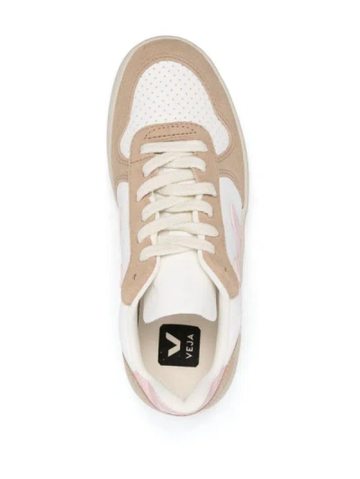 Shop Veja 'v10 Chromefree' Sneakers In White