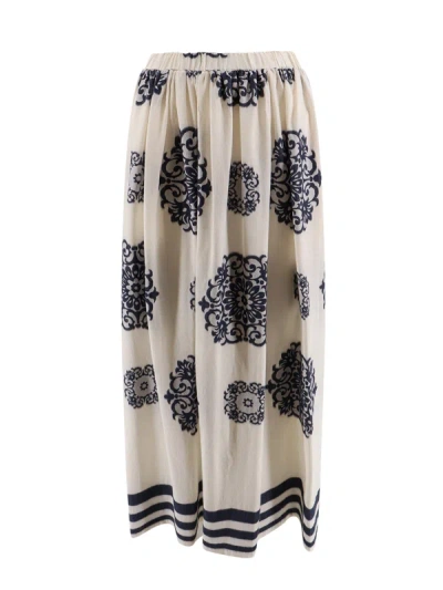 Shop Lavi Embroidered Long Skirt