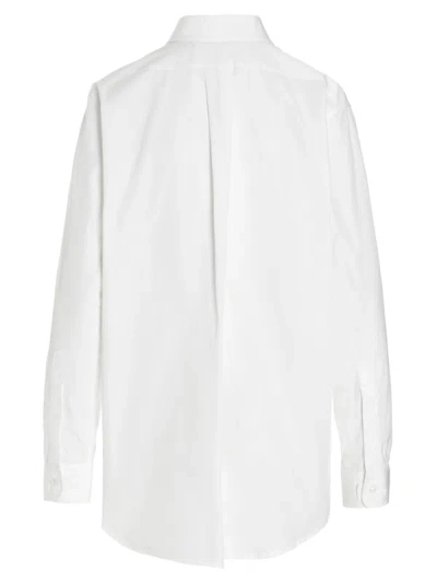 Shop Maison Margiela Poplin Shirt Shirt, Blouse White
