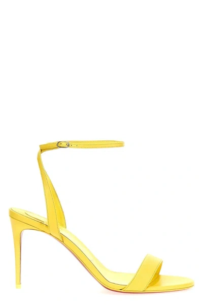 Shop Christian Louboutin Women 'loubigirl' Sandals In Yellow