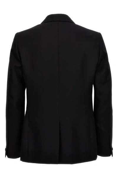 Shop Givenchy Men 'peack Lapel' Blazer In Black