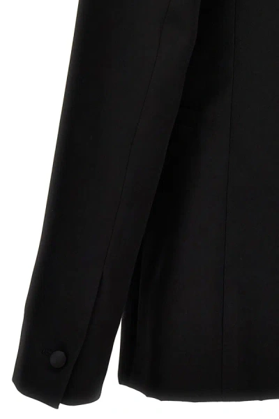 Shop Givenchy Men 'peack Lapel' Blazer In Black