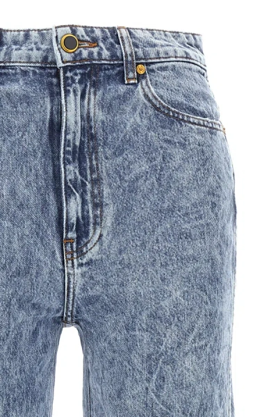 Shop Khaite Women 'danielle' Jeans In Blue
