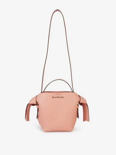 Shop Acne Studios Musubi Mini Shoulder Bag In Rosa