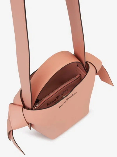 Shop Acne Studios Musubi Mini Shoulder Bag In Rosa