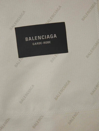 Shop Balenciaga Hood Technical Trench Coat In Gris Clar