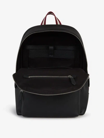 Shop Bally Smooth Leather Backpack In Negre