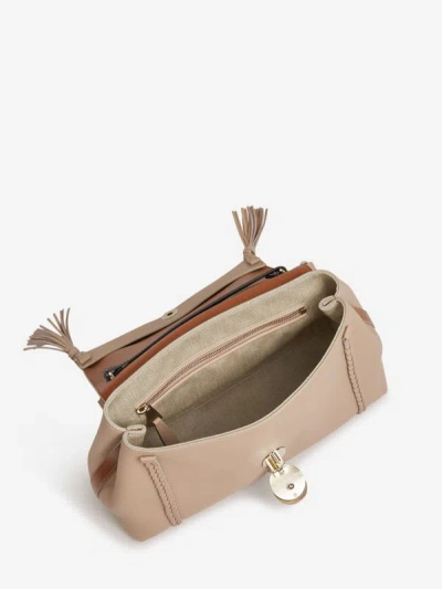 Shop Chloé Penelope M Shoulder Bag In Rosa Envellit