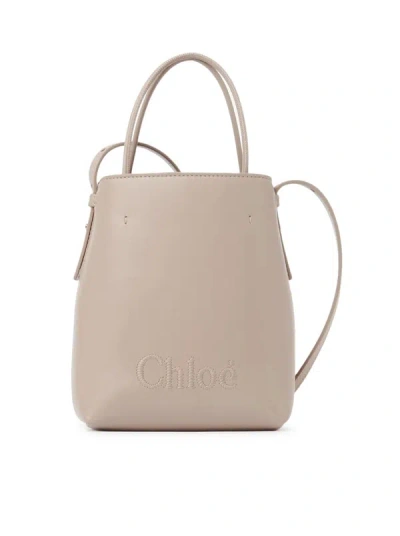 Shop Chloé Shoulder Bags In Nude & Neutrals