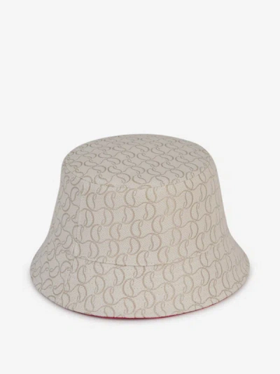 Shop Christian Louboutin Jacquard Fisherman Hat In Jacquard Logo
