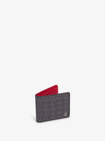 Shop Christian Louboutin M Coolcard Wallet In Jacquard Logo