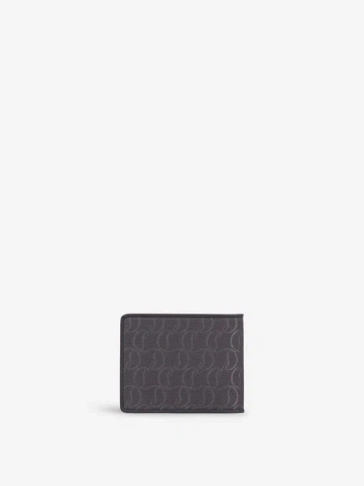 Shop Christian Louboutin M Coolcard Wallet In Jacquard Logo
