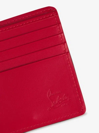Shop Christian Louboutin M Coolcard Wallet In Jacquard Logo