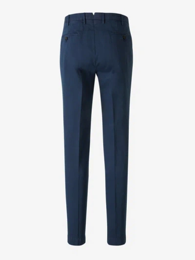 Shop Incotex Tapered Fit Formal Trousers In Blau Marí
