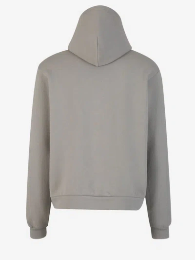 Shop John Elliott Cotton Hood Sweatshirt In Gris Clar