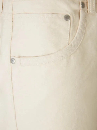 Shop John Elliott Straight Emilio Work Jeans In Oxford Fabric Reinforcements On Front Pockets