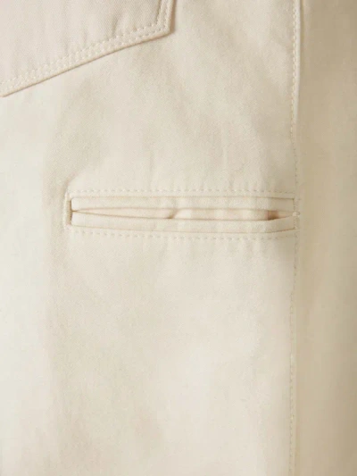 Shop John Elliott Straight Emilio Work Jeans In Oxford Fabric Reinforcements On Front Pockets