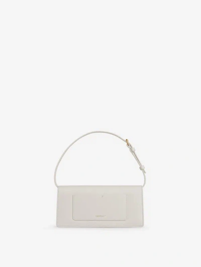 Shop Off-white Jitney Shoulder Bag In Blanc