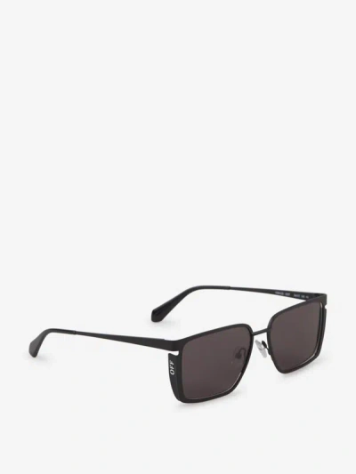 Shop Off-white Rectangular Yoder Sunglasses In Diseño Rectangular