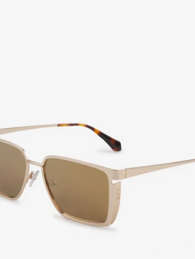 Shop Off-white Rectangular Yoder Sunglasses In Rectangular Design