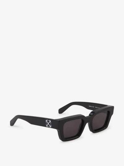 Shop Off-white Squared Virgil Sunglasses In Negre