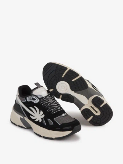 Shop Palm Angels Pa 4 Sneakers In Blanc I Negre