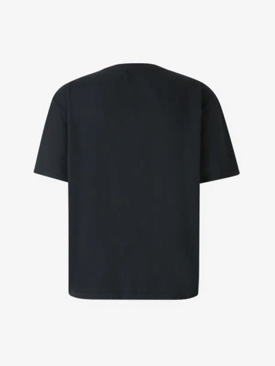 Shop Rhude Printed Cotton T-shirt In Graphic Print On The Front