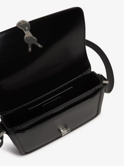 Shop Saint Laurent Solferino Shoulder Bag In Negre