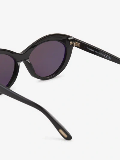 Shop Tom Ford Toni Oval Sunglasses In Negre