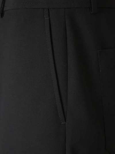 Shop Valentino Formal Wool Bemuda Shorts In Negre