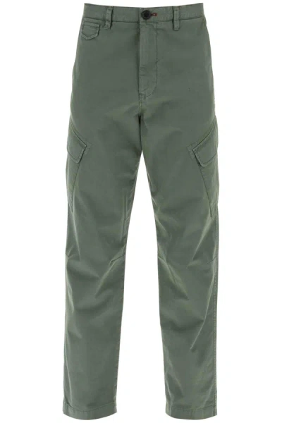 Shop Ps By Paul Smith Ps Paul Smith Stretch Cotton Cargo Pants For Men/w