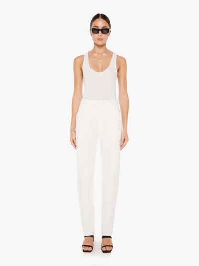 Shop Mother The Private Double Pocket Skimp Fairest Of Them All Pants In White - Size 34