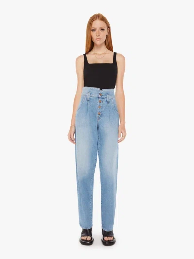 Shop Mother The Pixie Bandit Starlet Sneak Love On The Beat Jeans In Blue