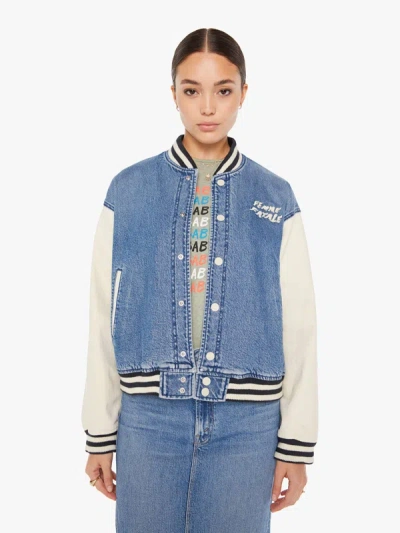 Shop Mother The Pregame Strike A Pose Jacket In Blue - Size X-large